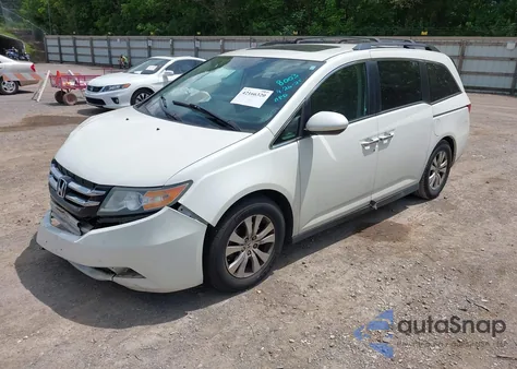 2016 Honda Odyssey Ex-L from USA, damaged, VIN 5FNRL5H64GB045717